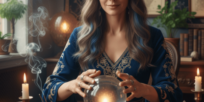 femme voyante boule de cristal